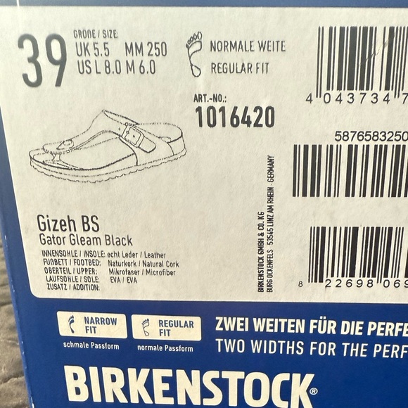 Birkenstock Gizeh Sandals Size 8 - Picture 3 of 4